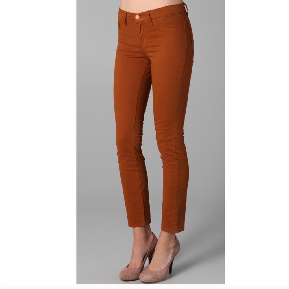 J Brand Terra Cotta Skinny Jean